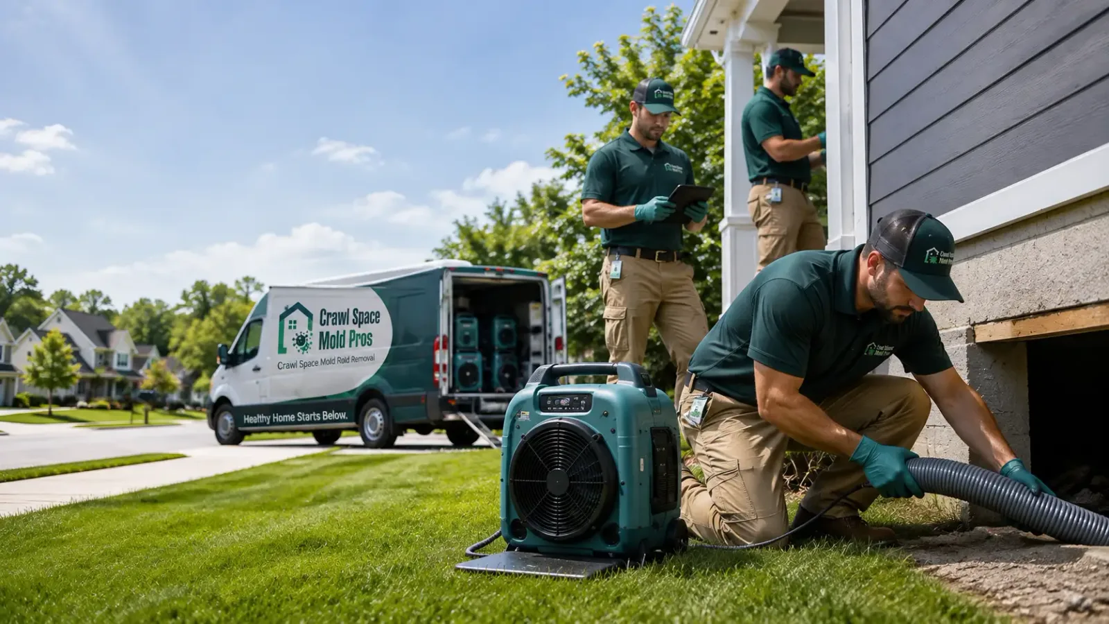 Crawl Space Mold Removal in Warrens, WI